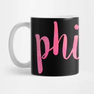 Pink Phi Mug